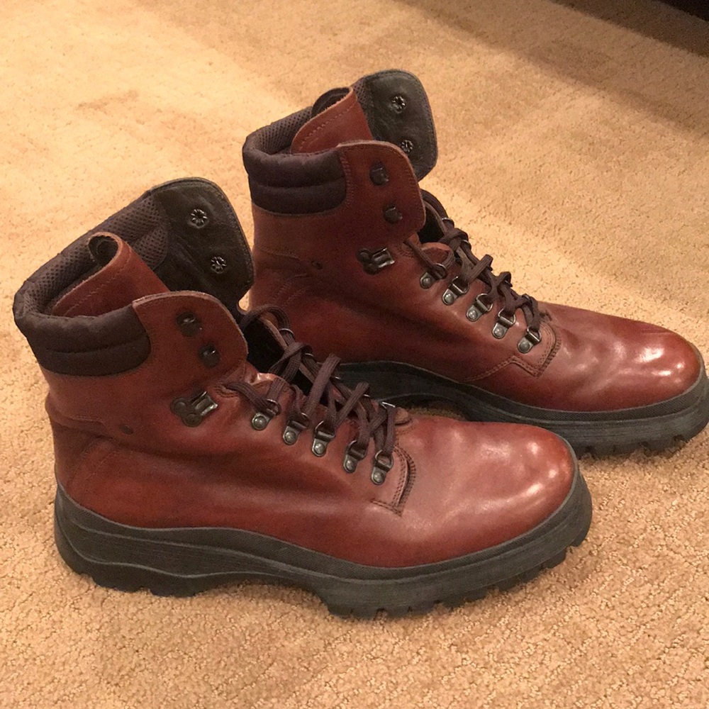 Prada brown hiking boots 12UK/13US